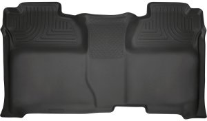 GMC Sierra 1500 Floor Mats - Rear - Husky Liners - WeatherBeater - Black - 2014